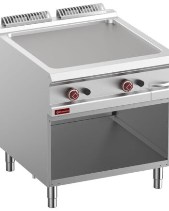 Glat Gasgrillplade  Modul      åbent Skab