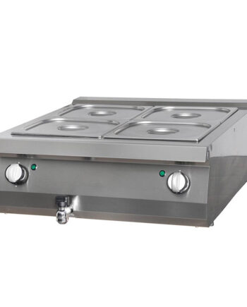 Heavy Duty Bain Marie Dobbelt Enhed 70 Cm Dyb Elektrisk