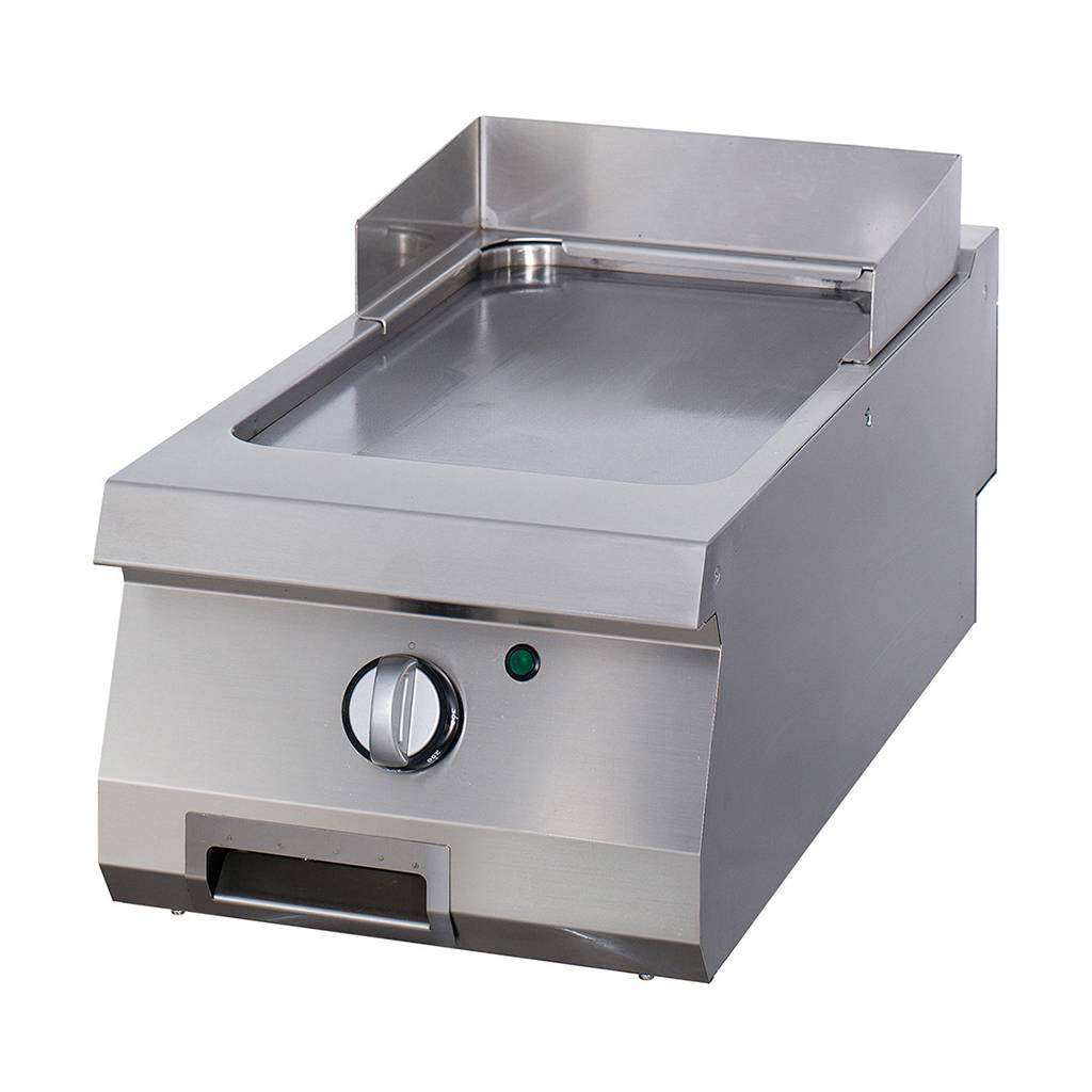 Heavy Duty Grillplade Glat Enkelt Enhed 70 Cm Dyb Elektrisk