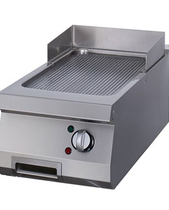 Heavy Duty Grillplade Rillet Enkelt Enhed 70 Cm Dyb Elektrisk