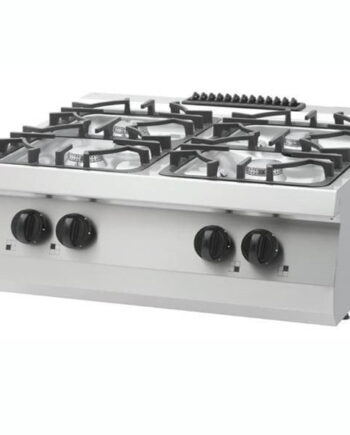 Heavy Duty Komfur   Brændere Dobbelt Enhed 70 Cm Dyb 27kw Gas