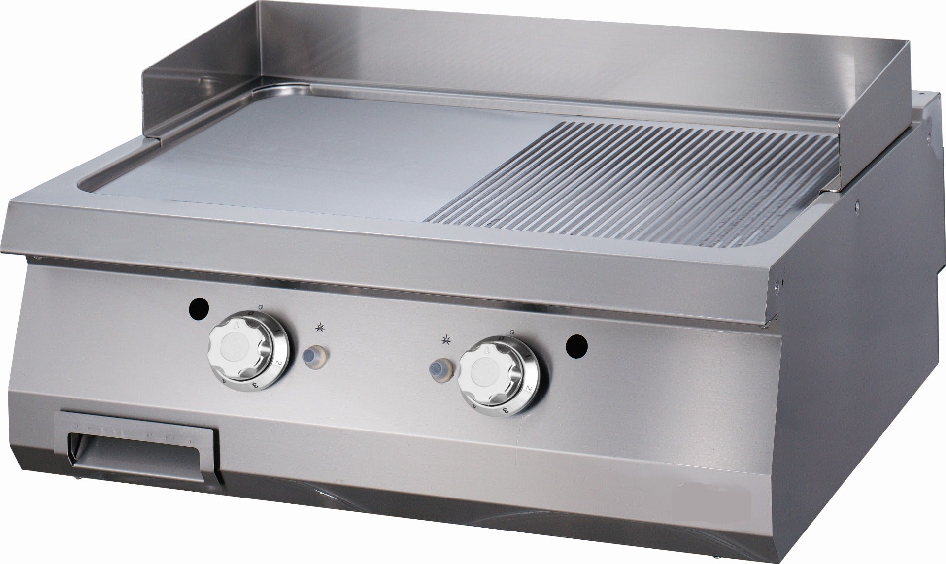 Heavy Duty Stegeplade Halvrillet Dobbelt Enhed 70 Cm Dyb Gas