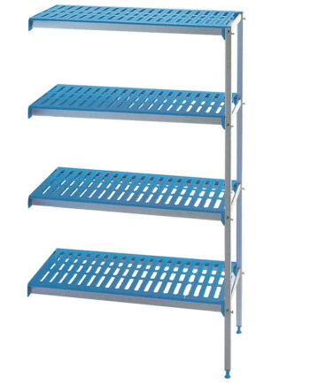 Hjørnehylde   Anodiseret Aluminium   Niveauer  Quot Modular Rack Quot
