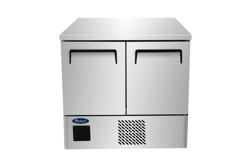 Industrikøleskab Rustfrit Stål Låger 140 Liter