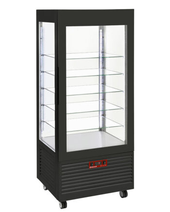 Kagemontre   Sider Tâ  Positiv    Glashylder  Ventileret  480 Liter  Sort