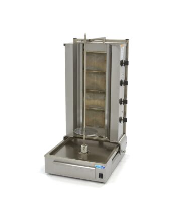 Kebab Grill   Brændere 70 Kg Kød Gas