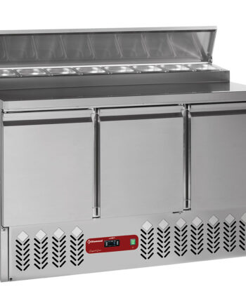 Kølebord   Døre Gn      340 Liter   Kølestruktur 8x Gn1  -150 Mm