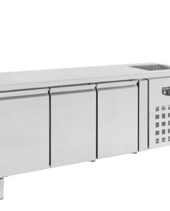 Kølebord   Døre Og Vask 700 Mm