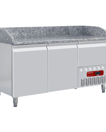 Kølebord   Døre 600x400    Neutral Skuffe  4x Bakker 600x400