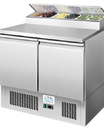 Kølebord Med   Låger Og Saladette         Gn Iac