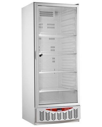 Køleskab  Glaslåge  525 Liter  Gn2   600x400  Hvid