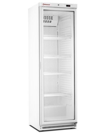 Køleskab  Glaslåge  400 Liter  Hvid
