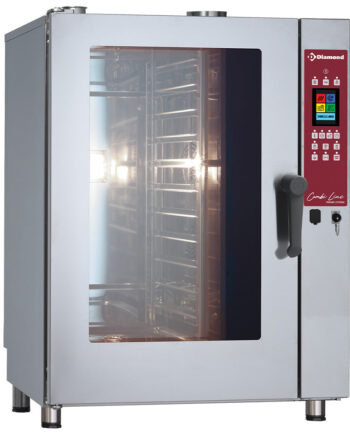 Kombidampoven  Gas Touchscreen Damp Konvektion  11x Gn     Automatisk Rengøring