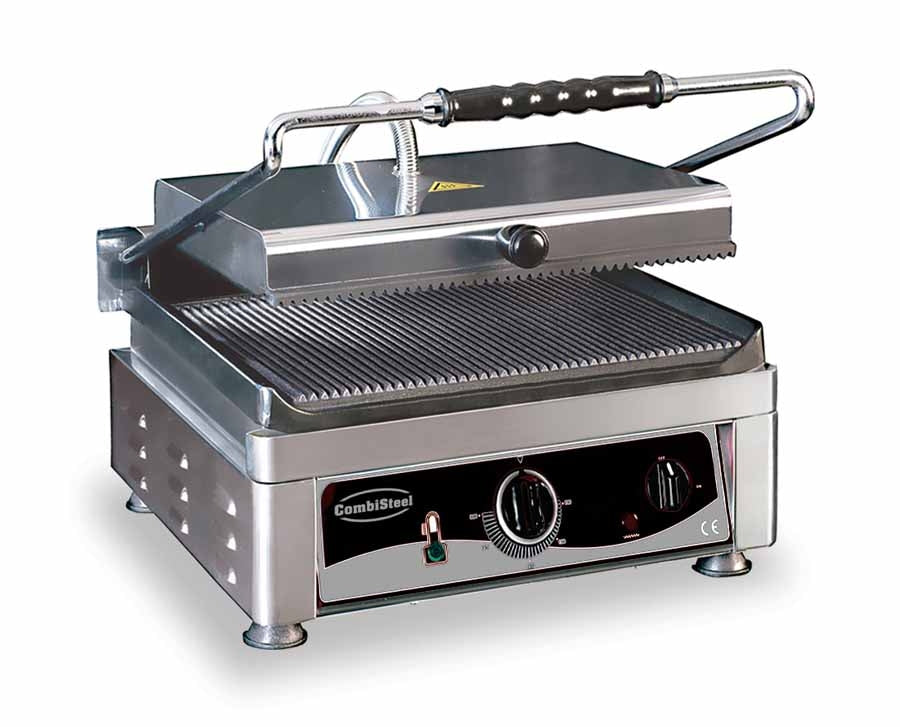 Kontaktgrill Klemgrill Rillet Overflade 410 500 Mm