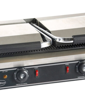 Kontaktgrill   Klemgrill Rillet Overflade 410   580 Mm