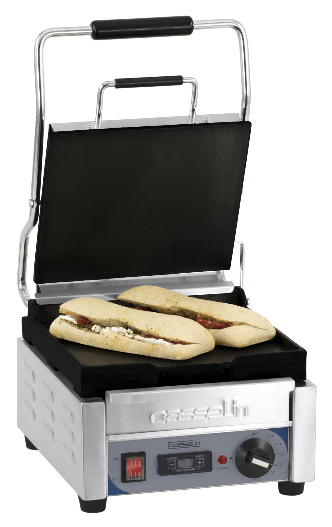 Kontaktgrill Premium Lille Glat Glat Med Timer