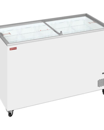 Kummefryser 400 Liter  Skydelåg