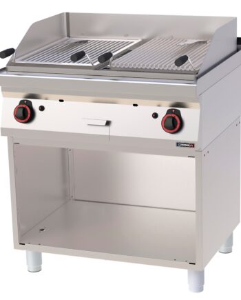 Lavasten Grill Dobbelt Med åbent Skab 80