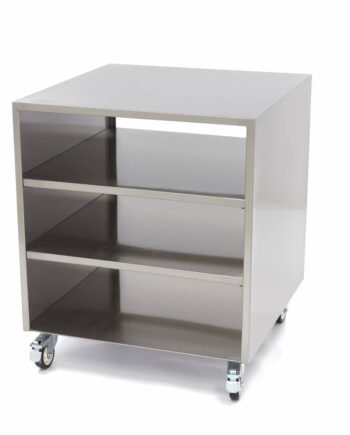 Maskinbord   Rustfrit Stål 60   60 Cm 120 Kg Bæreevne På Hjul