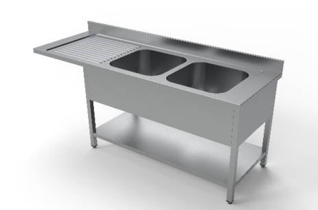 Opvaskebord Vaske Højre 180 70 Cm