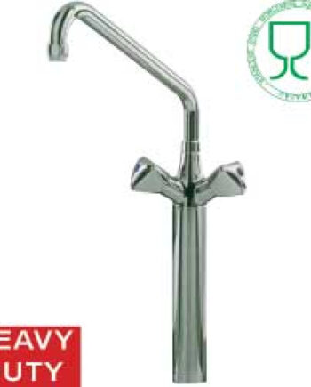Piedestal Med Blandebatteri  Quot Stor Gennemstrømning Quot   Quot Heavy-duty Quot