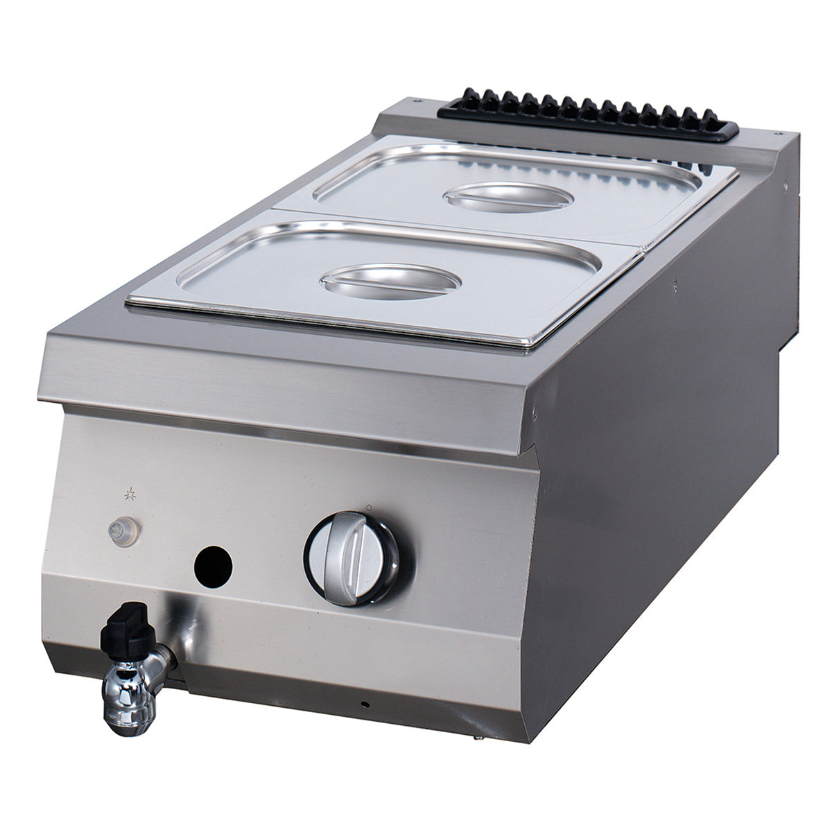 Premium Bain Marie Enkelt Enhed 90 Cm Dyb Gas