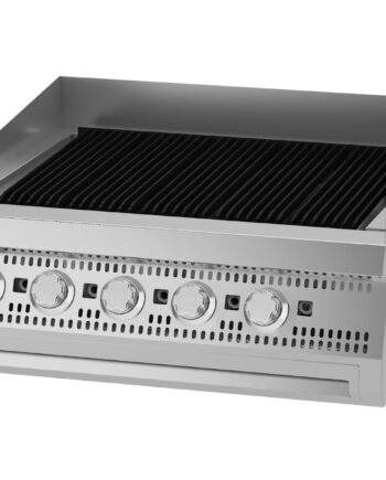 Premium Chargrill   Zoner Dobbelt Enhed 90 Cm Dyb Gas