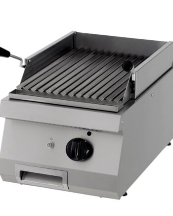 Premium Lava Stone Grill Enkelt Enhed 90 Cm Dyb Gas