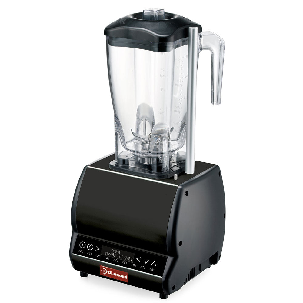 Professionel Blender Firkantet Glas Liter Variabel Hastighed Programmerbar