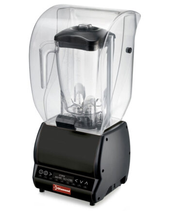Professionel Blender Med Lydskærm  Firkantet Glas   Liter  Hastighedsvariator  Programmerbar
