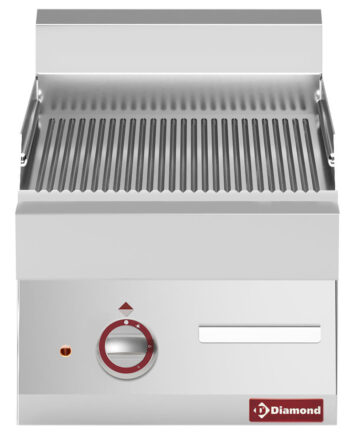 Ribbet Elektrisk Kogeplade -top-  Quot Alpha 650 Quot