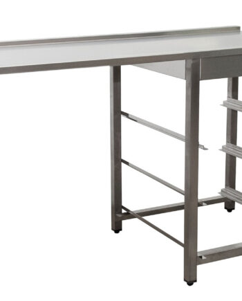 Saro Afløbsbord Til Opvaskemaskine Venstre Side  1600mm