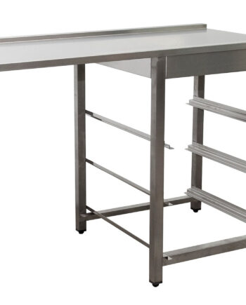 Saro Afløbsbord Til Opvaskemaskine Venstre Side  1200mm