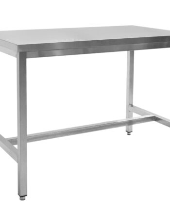 Saro Bord   Rustfrit Stål  Uden Underhylde 700 Mm Dybde  1800 Mm
