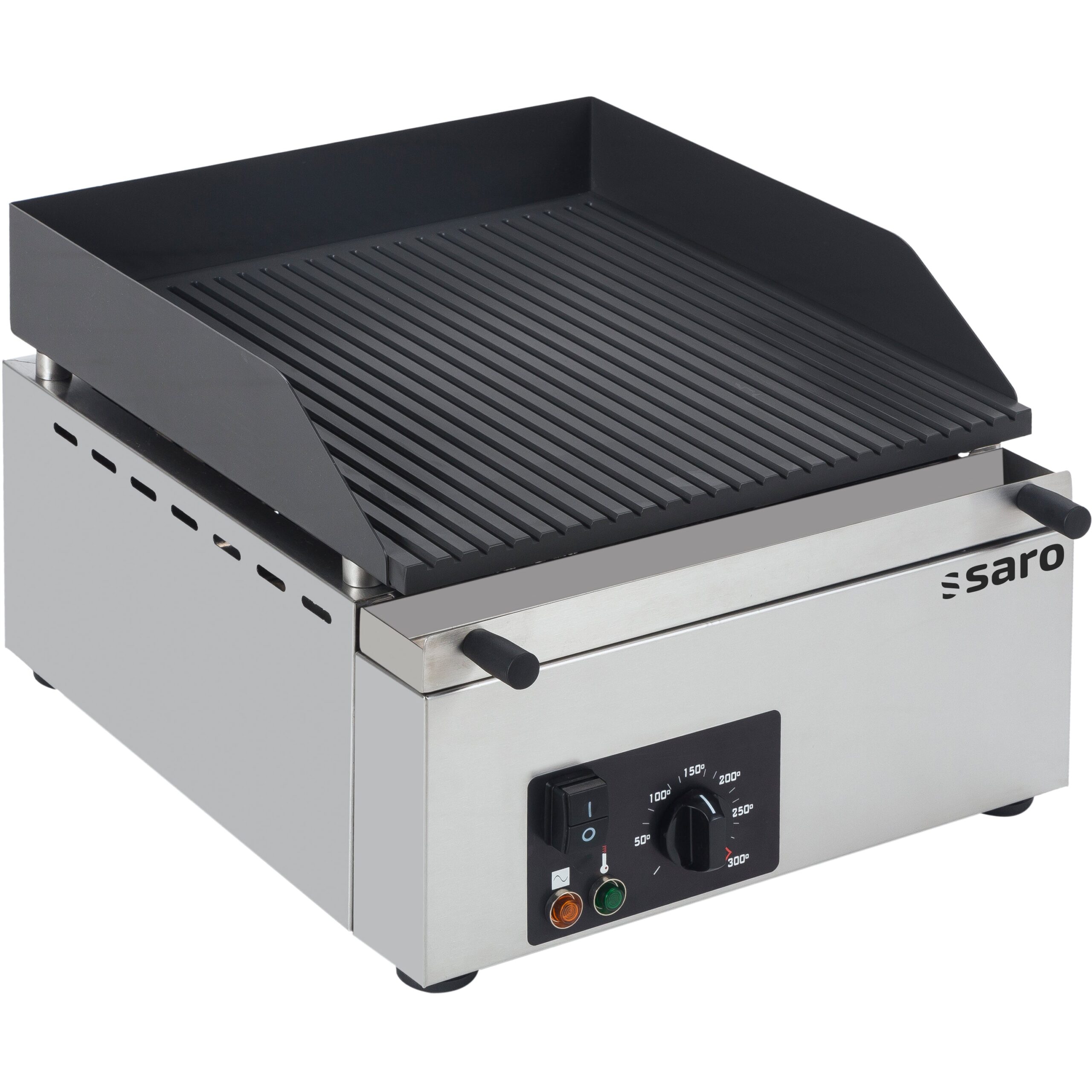 Saro Elektriskstegeplade 390 400 Mm Rillet Model Gpk 410