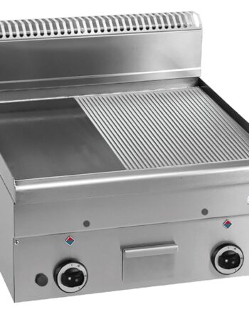 Saro Gasgrillplade     Glat     Ribbet 1000x600 Model Gft66lr
