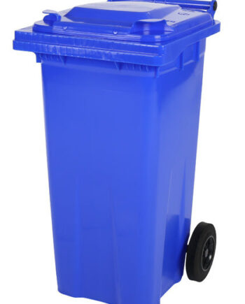 Saro   Hjul Stor Affaldsbeholder Model Mgb 120 Bl Blå