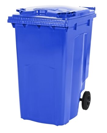 Saro   Hjul Stor Affaldsbeholder Model Mgb 340 Bl Blå