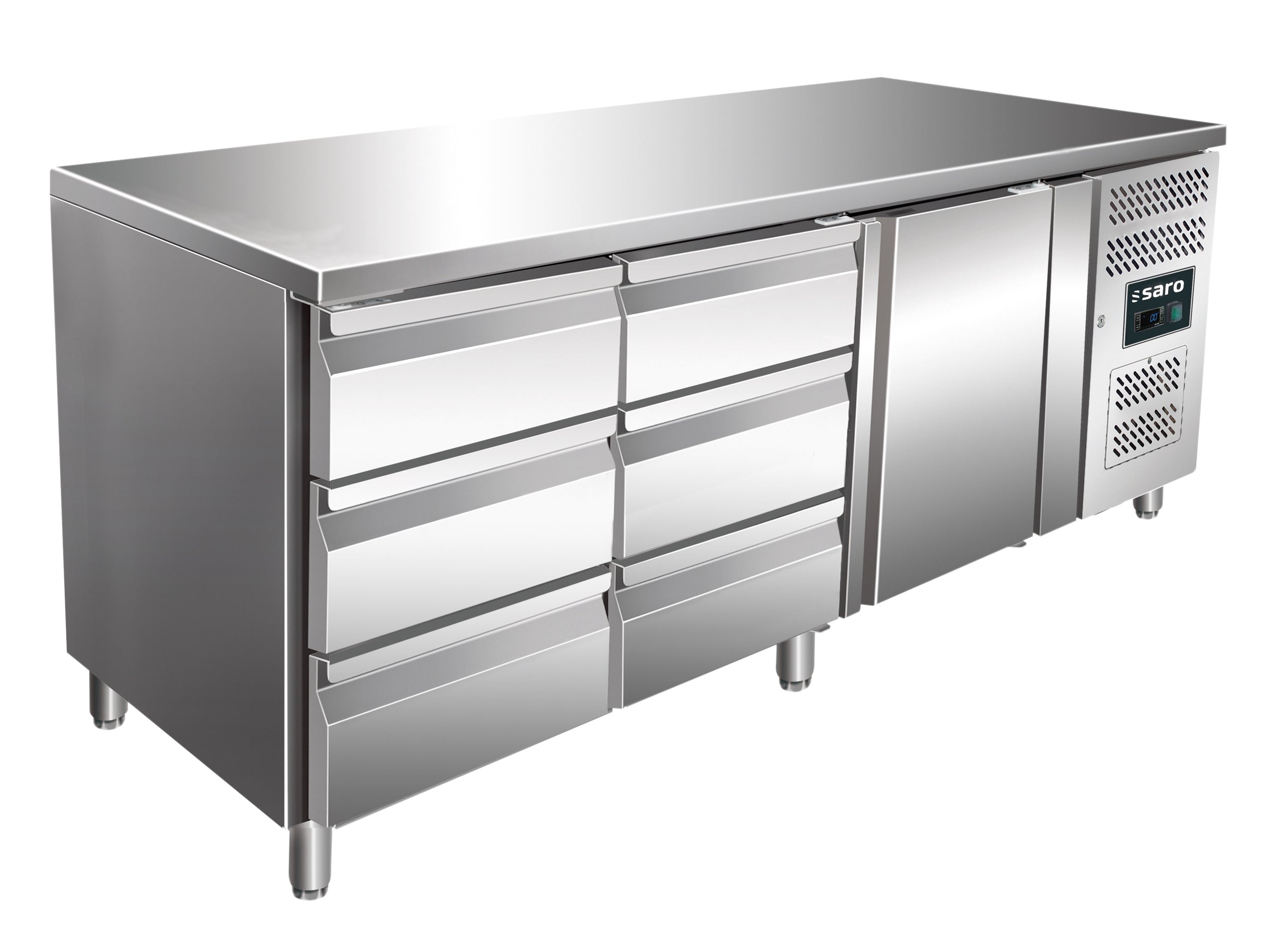 Saro Kølebord Med Låge Og 2x Skuffesæt Model Kylja 3150 Tn