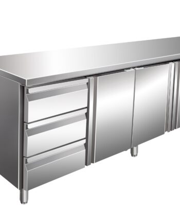 Saro Kølebord Med   Låger Og 1x   Skuffesæt  Model Kylja 4130 Tn