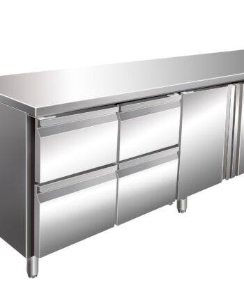 Saro Kølebord Med   Låger Og 2x   Skuffesæt  Model Kylja 4140 Tn
