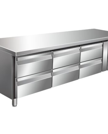 Saro Kølebord Under Bord  3x2 Skuffer Ugn 3160 Tn