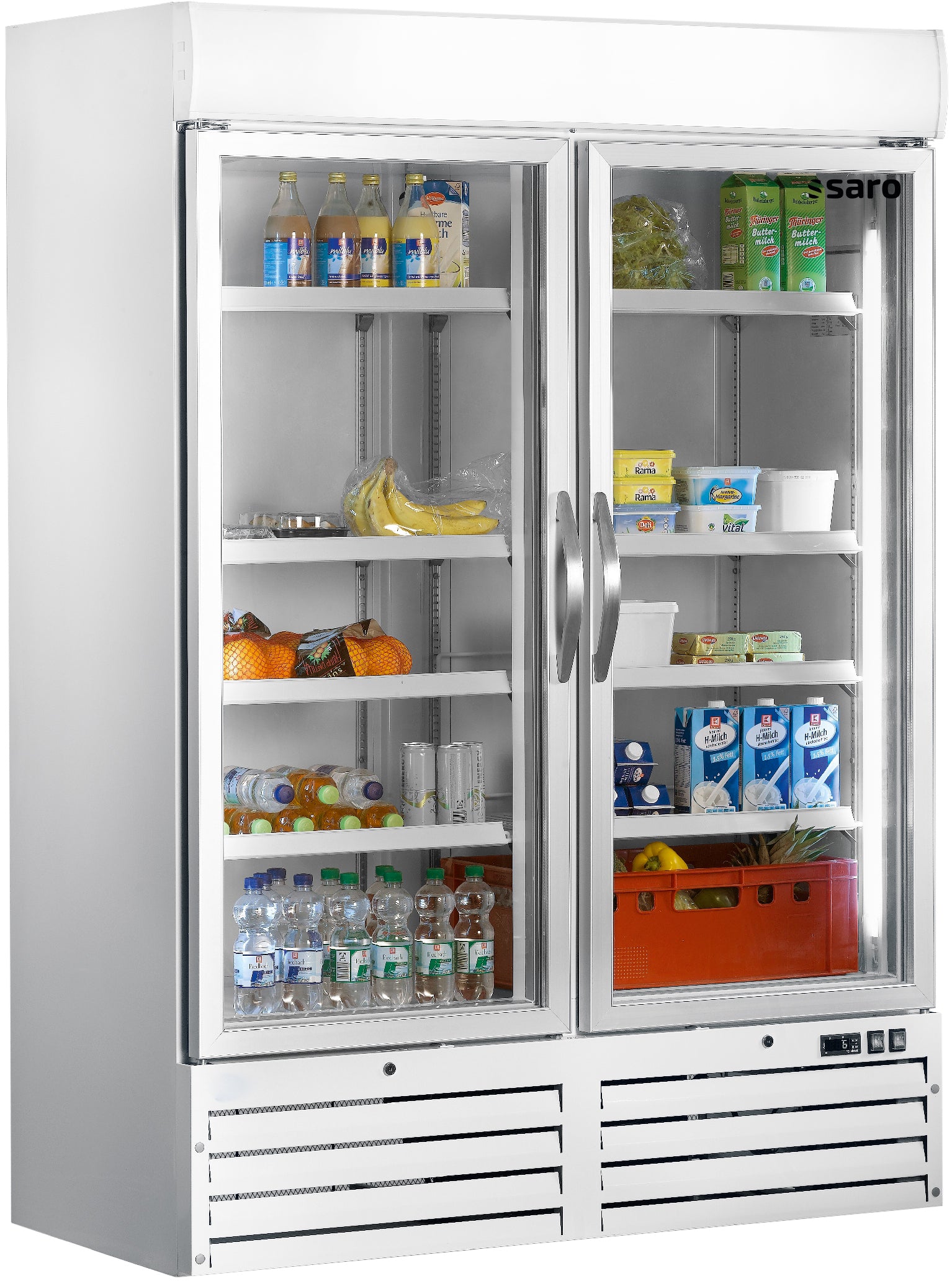 Saro Køleskab Professionelt Med Glasdøre Model 920 1078 Liter