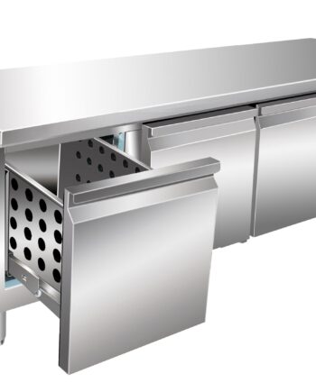 Saro Køleunderbord Med   Skuffer Model Ugn 3100 Tn-3s
