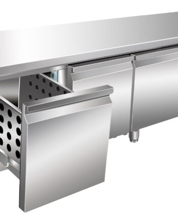 Saro Køleunderbord Med   Skuffer Model Ugn 4100 Tn-4s
