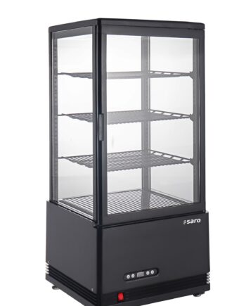 Saro Kølevitrine Sc 80 Av  Sort