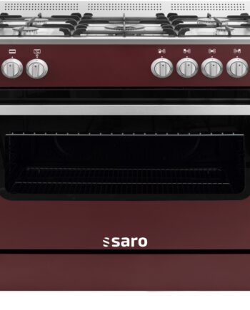 Saro Multifunktionskomfur Gas Elektrisk Model Ts95c61lvi Bordeaux