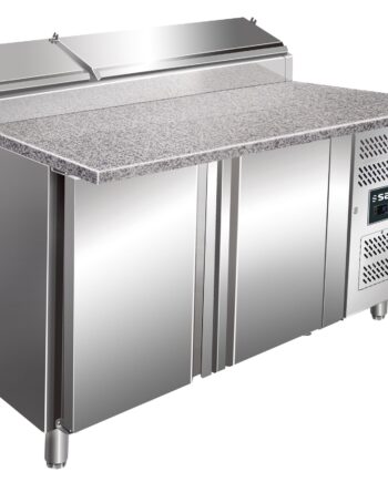 Saro Sandwichbord Med   Låger  Granitbordplade     Gn Model Sh 1500