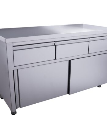 Saro Skydedørsskab   Skuffer 1400x700mm