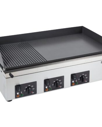 Saro Stegebageplade 790x400 Mm  Rillet Glat  Model Gpk 810